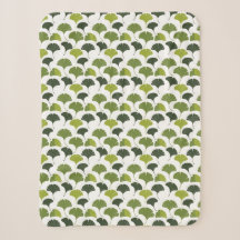 Minimalistisches Ginkgo-Blatt-Muster – Naturinspir