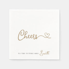 Minimalistisches Gold für die Zukunft Frau Napkins Serviette