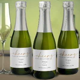 Minimalistisches Gold Script ELLE Mini Frische Pas