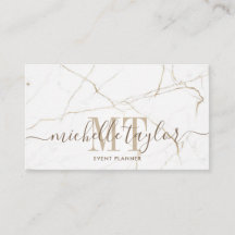 Minimalistisches Goldgold aus weißem Marmor