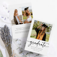 Minimalistisches Graduate Script Budget Foto Absch