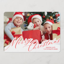 Minimalistisches Grün Gold Frohe Weihnachten Hands