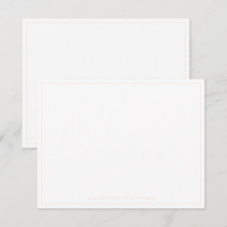Minimalistisches Grundlegende Persönliche Gestaltu Mitteilungskarte