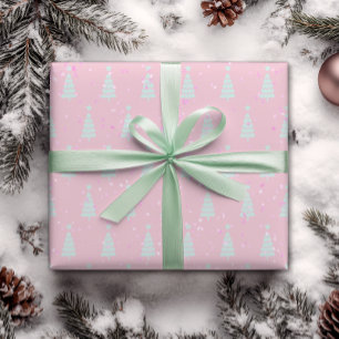 Minimalistisches Grünholzpapier Geschenkpapier