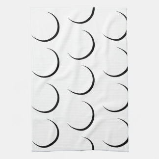 Minimalistisches Halbmond Küchentuch