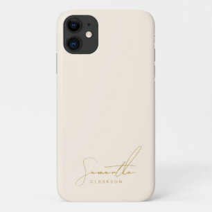 Minimalistisches, handgeschriebenes kursives Skrip Case-Mate iPhone Hülle