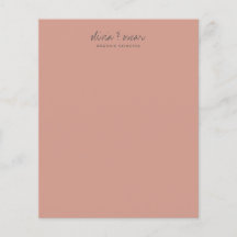 Minimalistisches handgeschriebenes Skript Dusty Ro