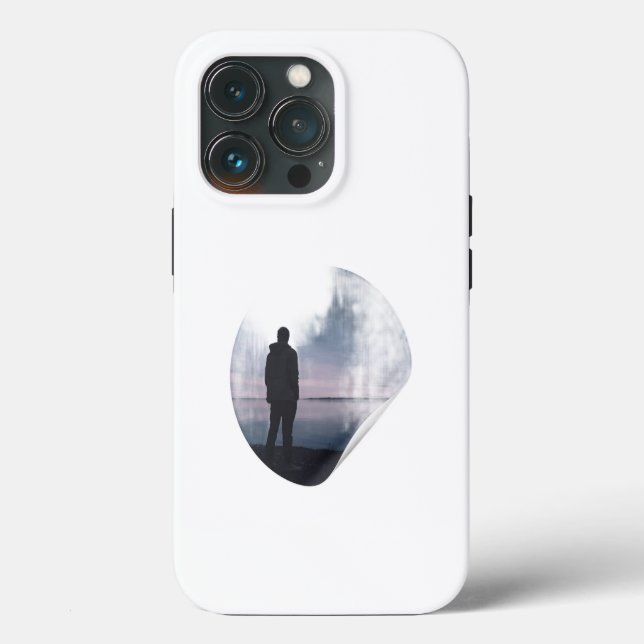 Minimalistisches Handy - Sleek & Stylish Case-Mate iPhone Hülle (Rückseite)