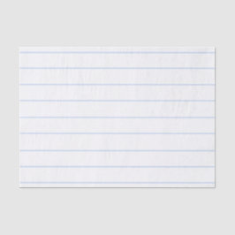 Minimalistisches, hellblau-weiß gestreiftes Muster Seidenpapier