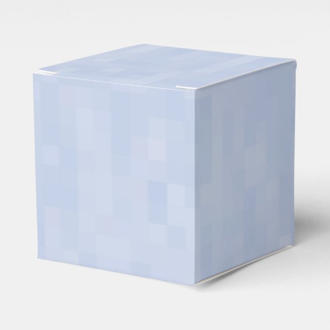 Minimalistisches hellblaues abstraktes Muster Geschenkschachtel (Vorderseite)