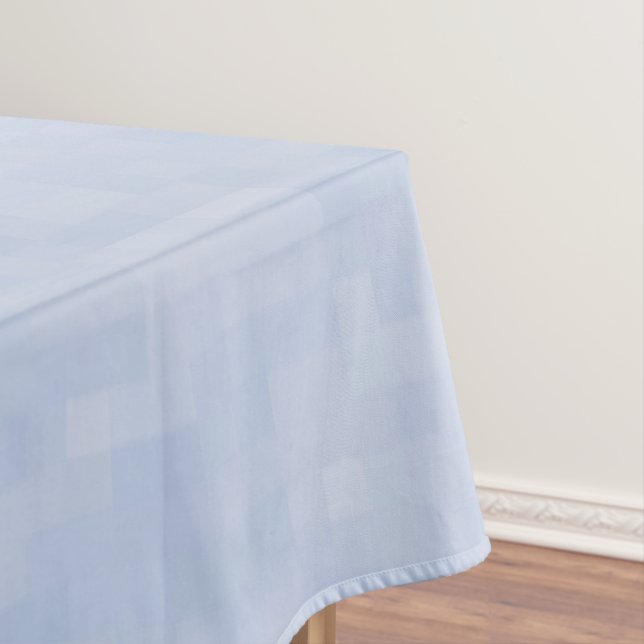 Minimalistisches hellblaues modernes abstraktes Mu Tischdecke (Beispiel)