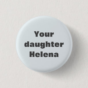 Minimalistisches helles Blau mit Silver Text Visit Button