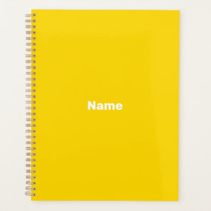 Minimalistisches hellorangefarbenes benutzerdefini planer