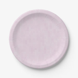 Minimalistisches, hellrosa modernes Muster niedlic Pappteller