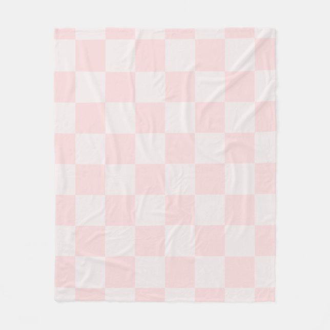 Minimalistisches hellrosa, neutral geprüft fleecedecke (Vorderseite)