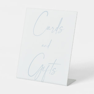 Minimalistisches Himmelskarten- und Geschenkeständ Sockelschild