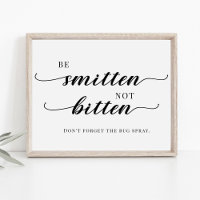 Minimalistisches Hochzeitssyndrom und Bug Spray-Ze