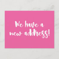 Minimalistisches Hot-Pink Wir bewegten neue Zuhaus