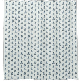 Minimalistisches indisches inspiriertes Blattbotan Duschvorhang