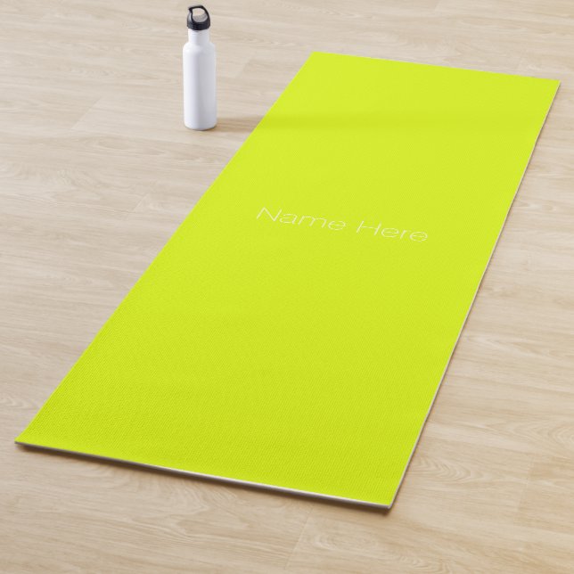 Minimalistisches individuelle Name-Monogramm Yogamatte (Beispiel)