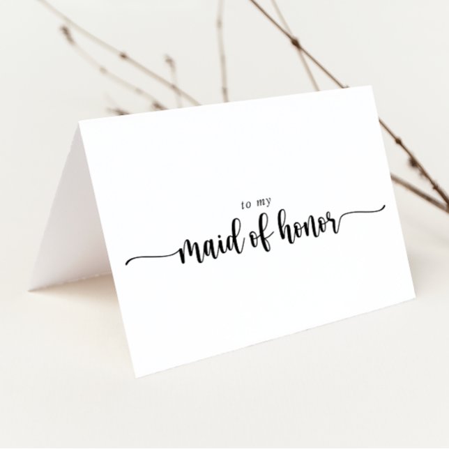 Minimalistisches kalligraphisches Brautparty Viele Dankeskarte (Von Creator hochgeladen)