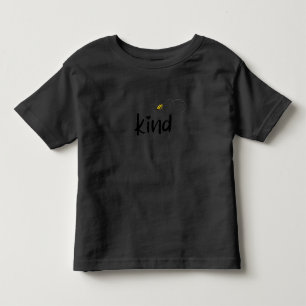 Minimalistisches "Kind" Grafik T-Shirt - Schwarzes
