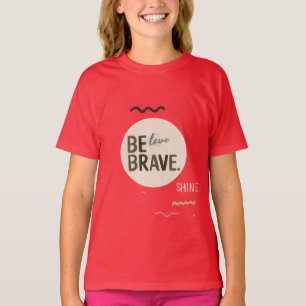 Minimalistisches Kinder-T-Shirt Inspirierende ne T-Shirt