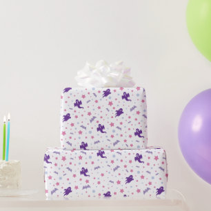 Minimalistisches kleines Halloween-Geschenk mit Ge Geschenkpapier