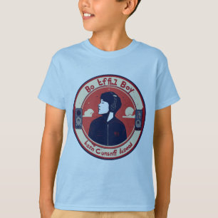 Minimalistisches Kopfhörer Harmonie T - Shirt