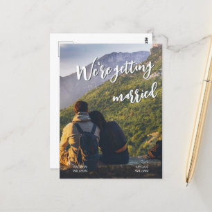 Minimalistisches lässiges Foto Postkarte