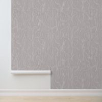 Minimalistisches Linienmuster auf Taupe