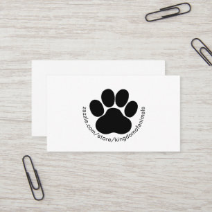 Minimalistisches Logo Benutzerdefiniert Königreich Visitenkarte