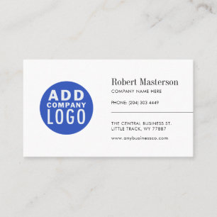 Minimalistisches Logo Corporate Modern Visitenkarte