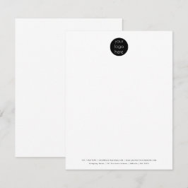 Minimalistisches Logo für berufliche Unternehmen Mitteilungskarte