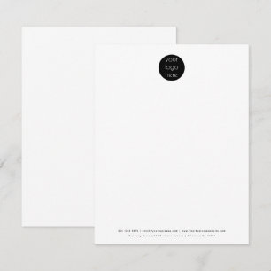 Minimalistisches Logo für berufliche Unternehmen Mitteilungskarte