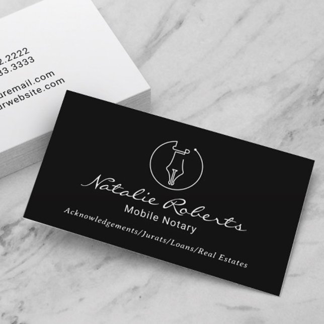 Minimalistisches Logo für den mobilen Notdienst -  Visitenkarte (Von Creator hochgeladen)