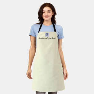 Minimalistisches Logo für Kleinunternehmen Mitarbe Schürze