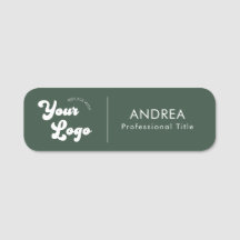 Minimalistisches Logo "Green Earthy Business Custo