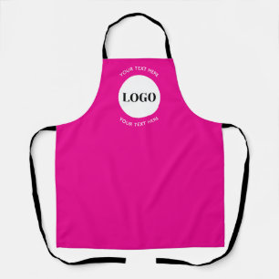 Minimalistisches Logo mit Text Business Schürze