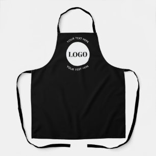 Minimalistisches Logo mit Text Geschäft Schürze