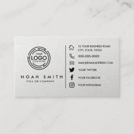 Minimalistisches Logo Moderne Elegant Beruflich Visitenkarte