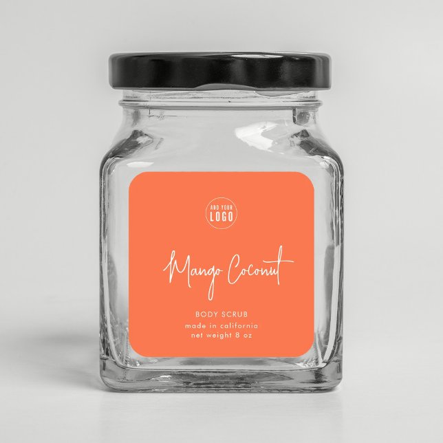 Minimalistisches Logo-Skript für benutzerdefiniert Quadratischer Aufkleber (Von Creator hochgeladen)