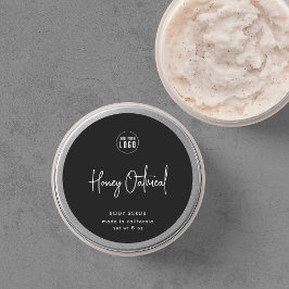 Minimalistisches Logo-Skript für benutzerdefiniert Runder Aufkleber