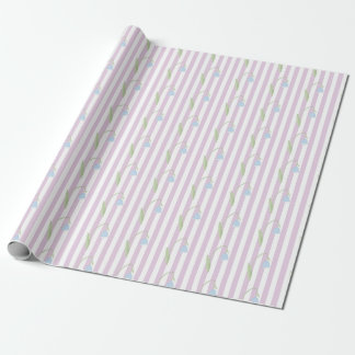 Minimalistisches Maiglöckchen-Geschenkpapier Geschenkpapier