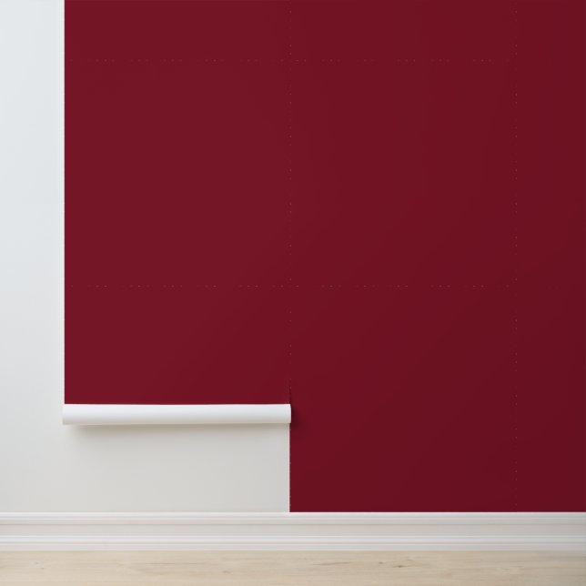 Minimalistisches Merlot Rot schlicht solide klassi Tapete (Anwendung)
