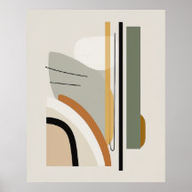 Minimalistisches Mittelalter Abstrakte Mauer Kunst