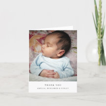 Minimalistisches modernes Baby-Foto