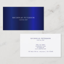 Minimalistisches modernes Berufliches Navy Blue Me