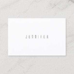 Minimalistisches modernes Berufliches Template Ele Visitenkarte