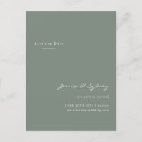 Minimalistisches, modernes Drehbuch Save the Date